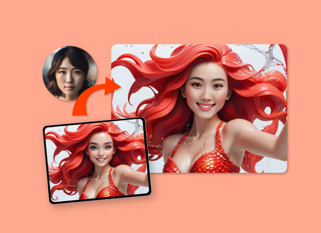 Buat konten yang menarik dengan menukar wajah di media Anda