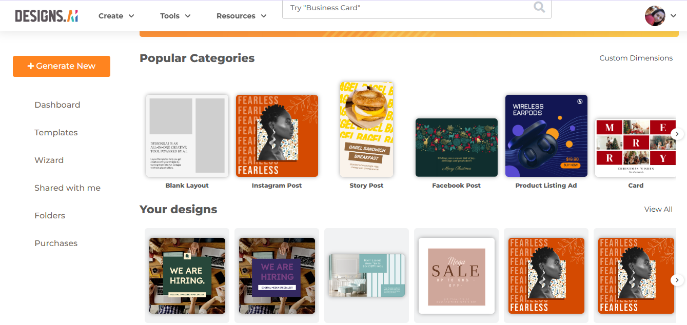 Designs AI Templates