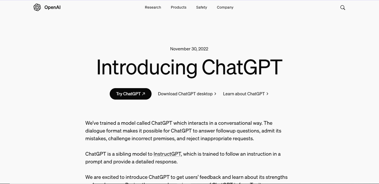chatgpt ai writing for content